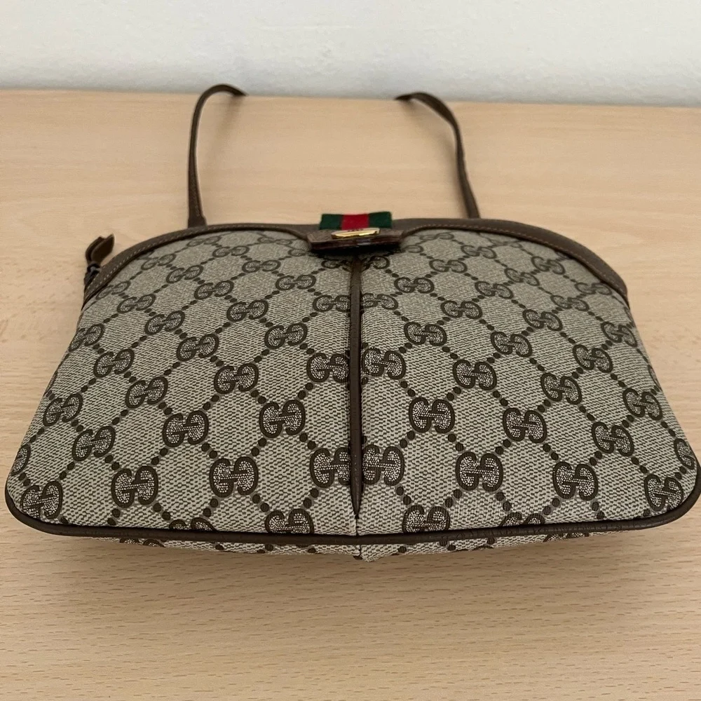 Gucci GG Supreme Ophidia Crossbody Clutch Vintage EUC Circa 1980 - Picture 6 of 17